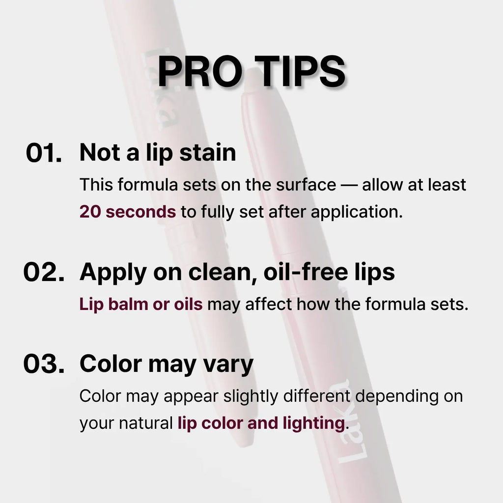 [Laka] [NEW Shades] Easy Glide Lip Liner — Creamy, Blendable Color with Smooth Application