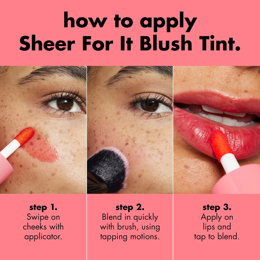 E.L.F. Sheer for It Cosmetic Blush Tint and Lip Stain