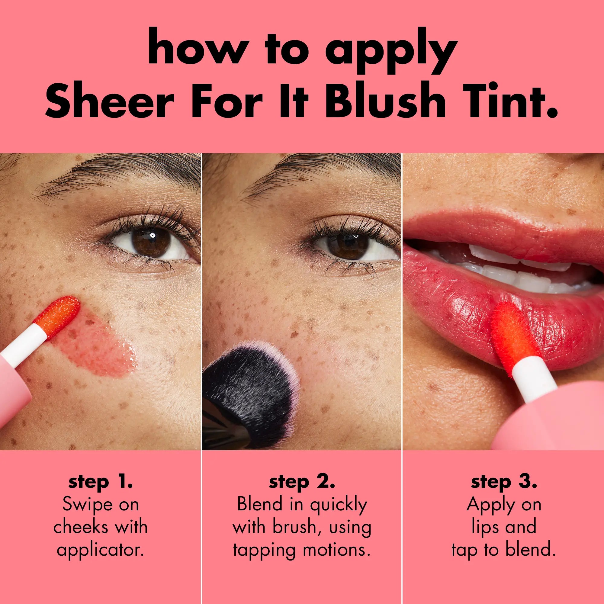 E.L.F. Sheer for It Cosmetic Blush Tint and Lip Stain