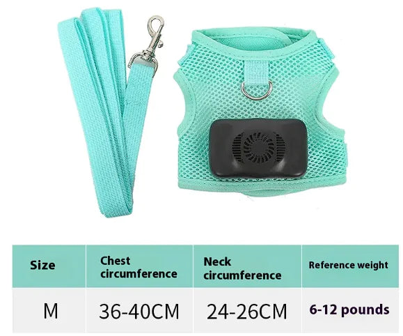 Pets Dog Vest Chest Strap Harness Air Conditioner Cooling And Breathable With Air Conditioner Pet Products